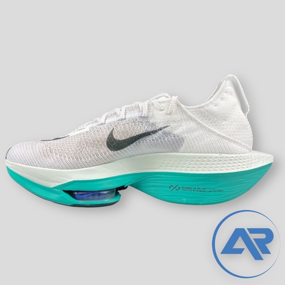 Nike Air Zoom AlphaFly NEXT% 2 White Clear Jade Men's Sizes DN3555-100 - Picture 4 of 7